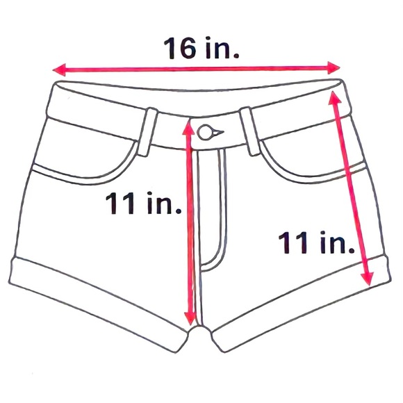 Forever 21 Mint Green Distressed/Ripped Cuffed Denim Shorts Size 30 - Picture 4 of 13